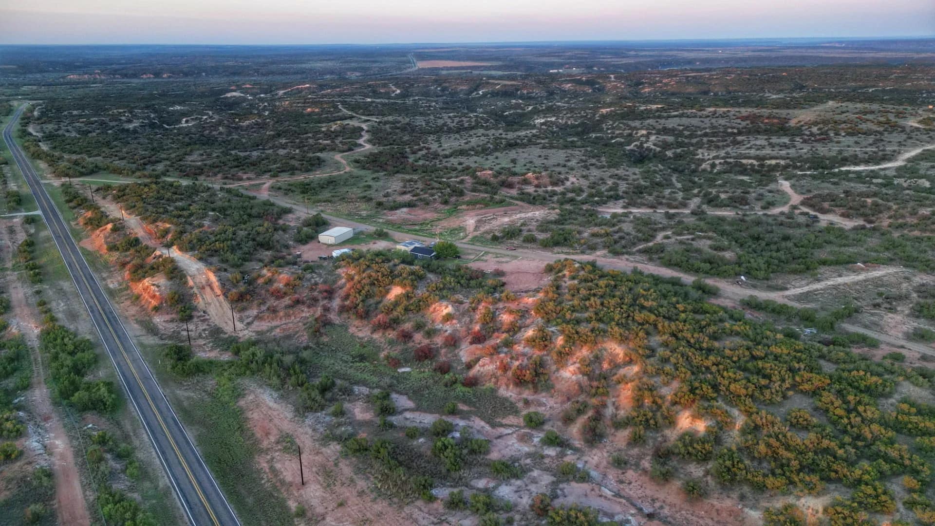 Cottle County Texas land with open native pasture