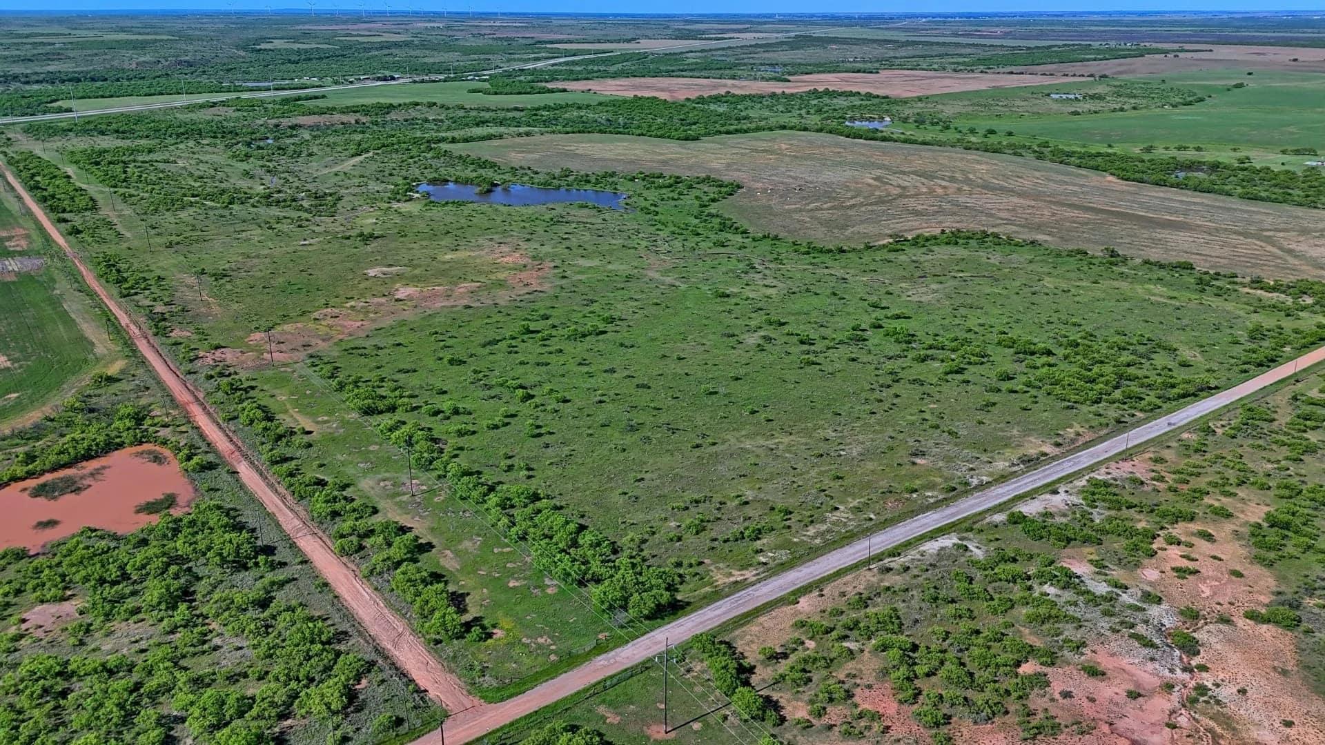Baylor County Texas land with native grass pasture