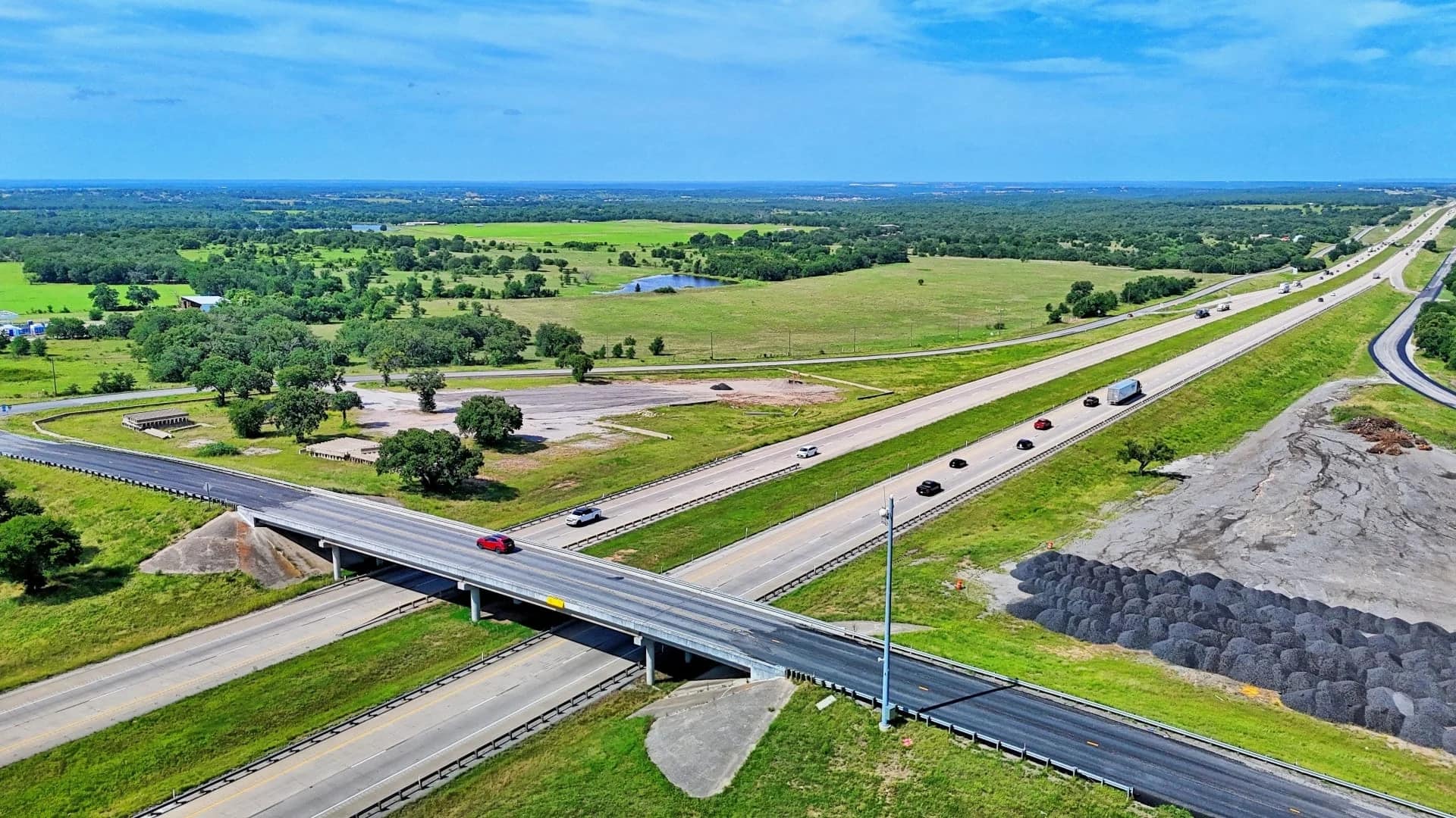 Parker County Texas land with oak cover