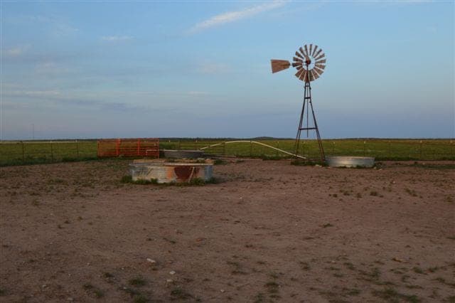 Overview of 343 acre farm in Hardeman County, Texas