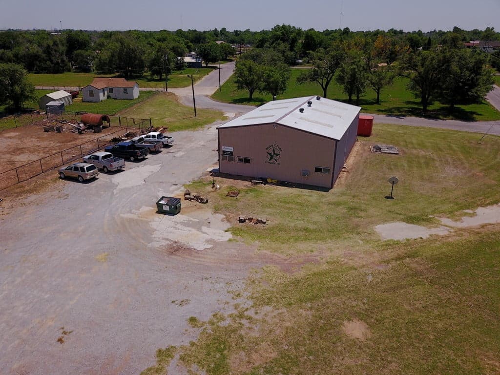 Overview of ranch in Wilbarger County, Texas