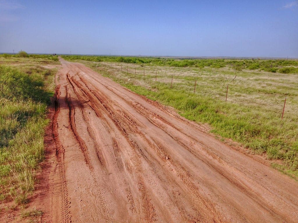 Overview of 117 acre hunting land in Wichita County, Texas