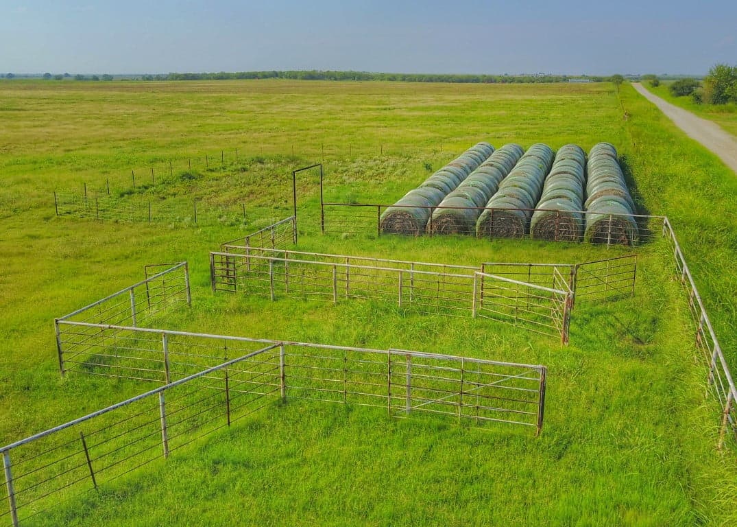 Overview of 1,159 acre farm in Clay County, Texas