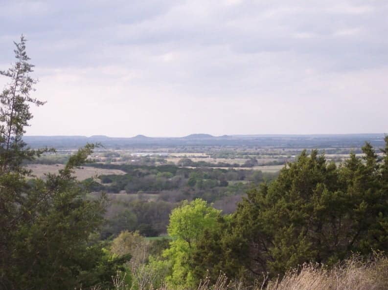 Bosque County Texas land with limestone hills
