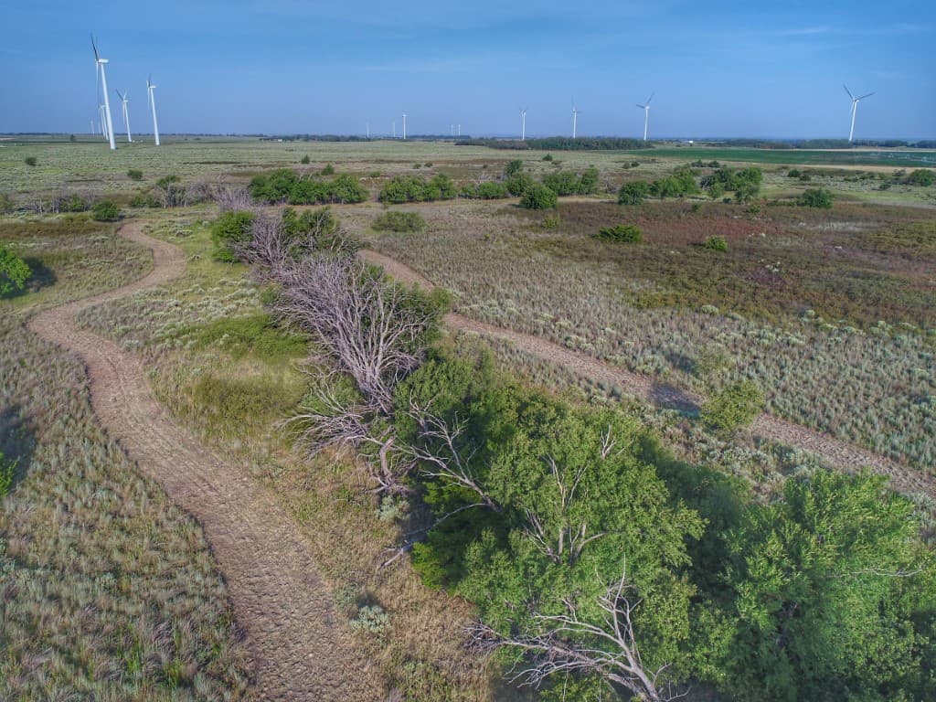 Overview of 116 acre farm in Wilbarger County, Texas