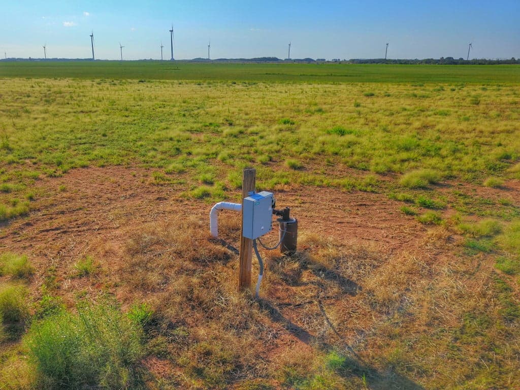 Overview of 320 acre farm in Wilbarger County, Texas