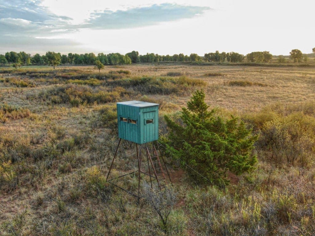 Overview of 287 acre hunting land in Wilbarger County, Texas