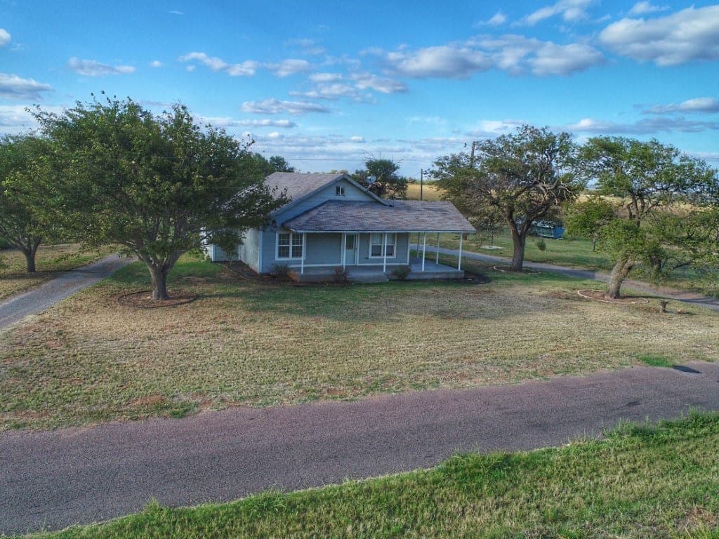 Overview of 2 acre farm in Wilbarger County, Texas