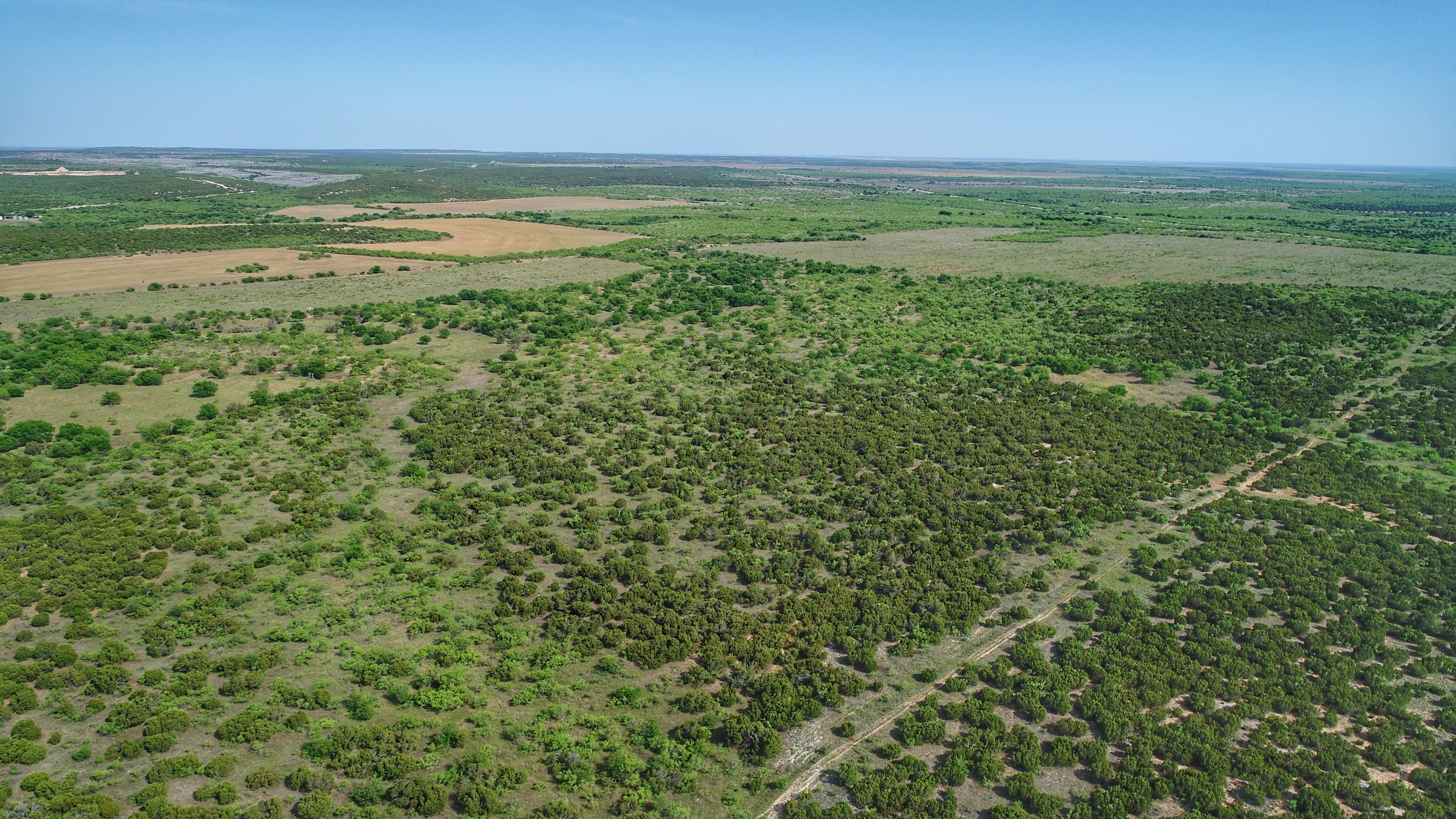Overview of 320.9 acre farm in Foard County, Texas
