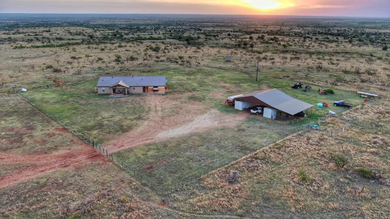 Overview of 960 acre ranch in Collingsworth County, Texas