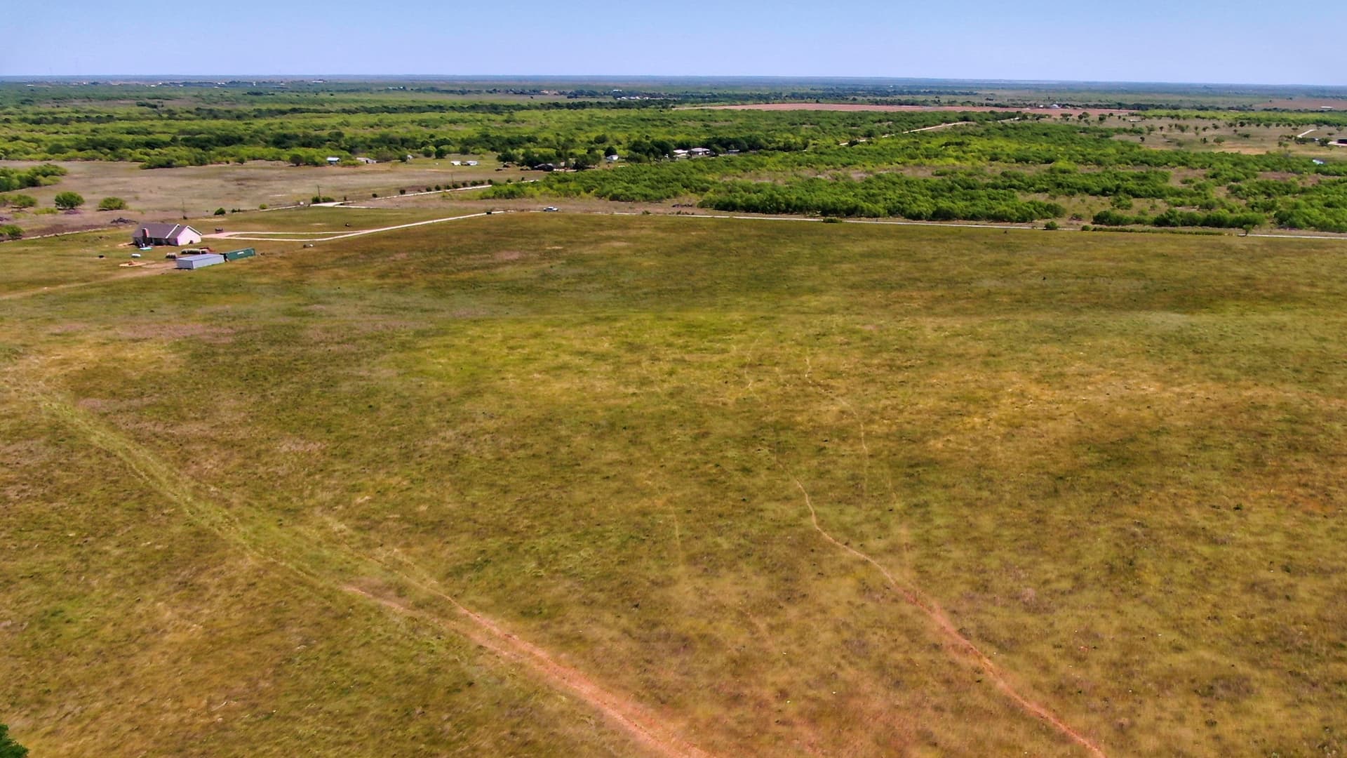 Overview of 24 acre ranch in Clay County, Texas