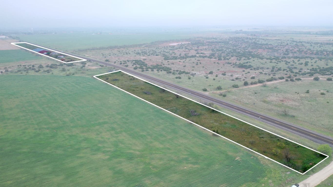 Overview of 12 acre ranch in Foard County, Texas