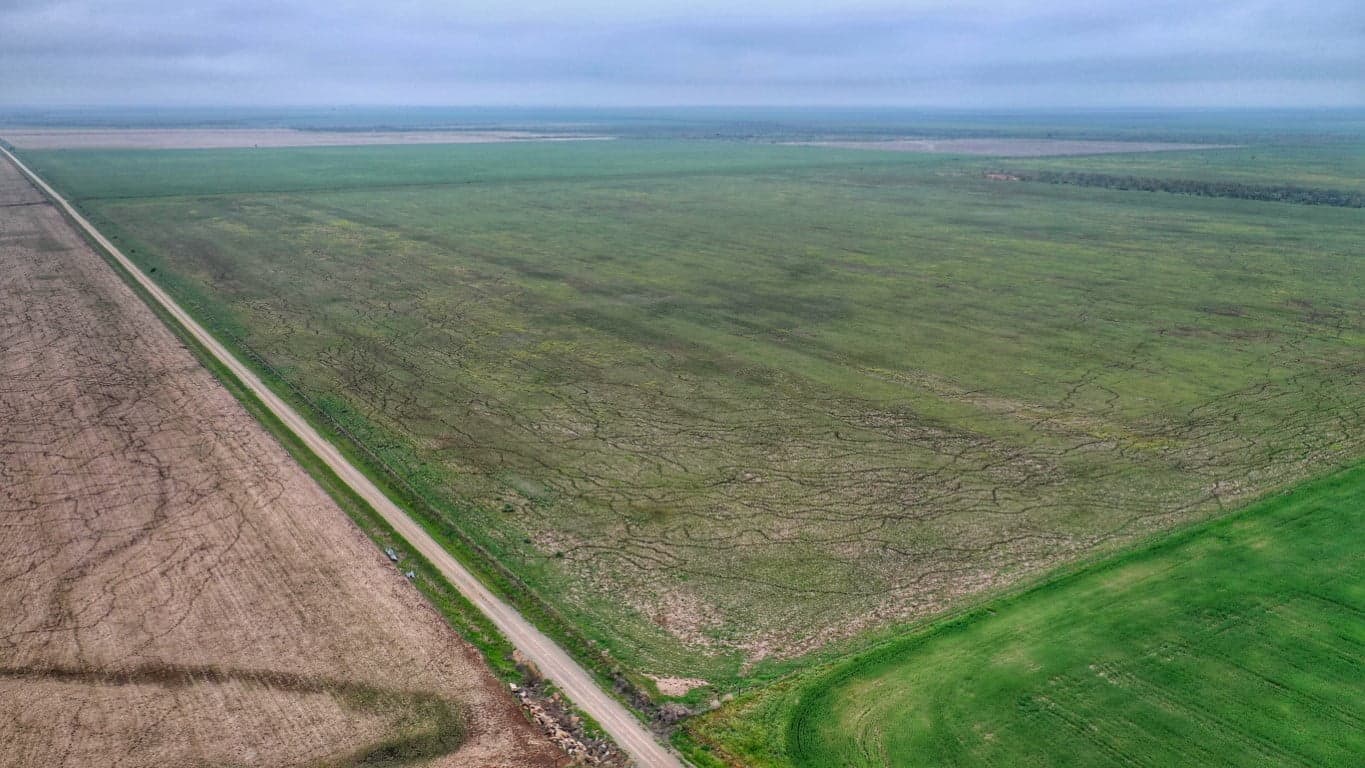 Overview of 319.9 acre farm in Foard County, Texas