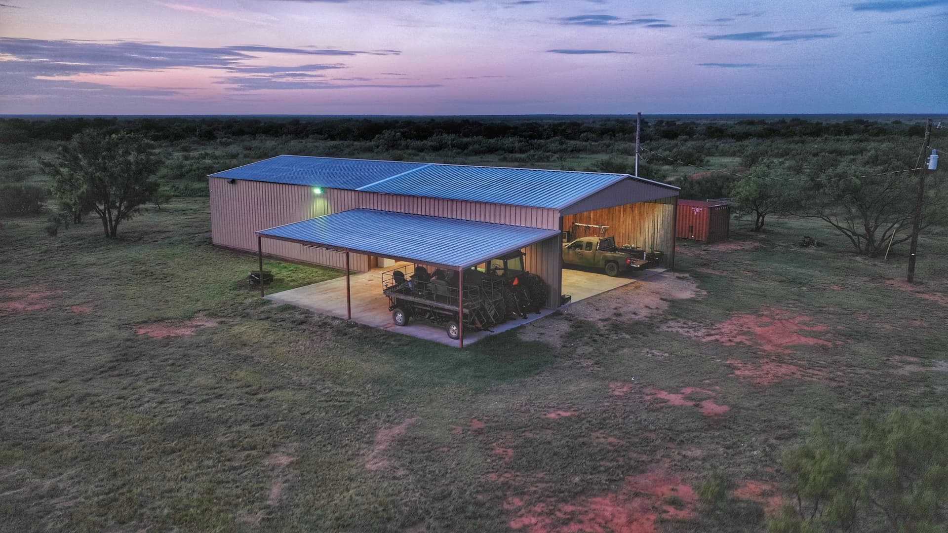 Overview of 640 acre hunting land in Foard County, Texas