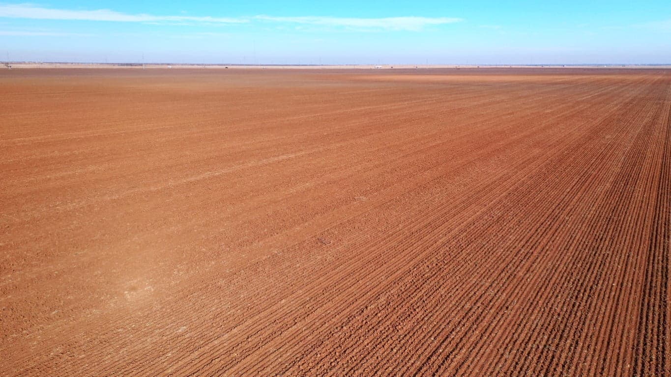 Overview of 320 acre farm in Hardeman County, Texas