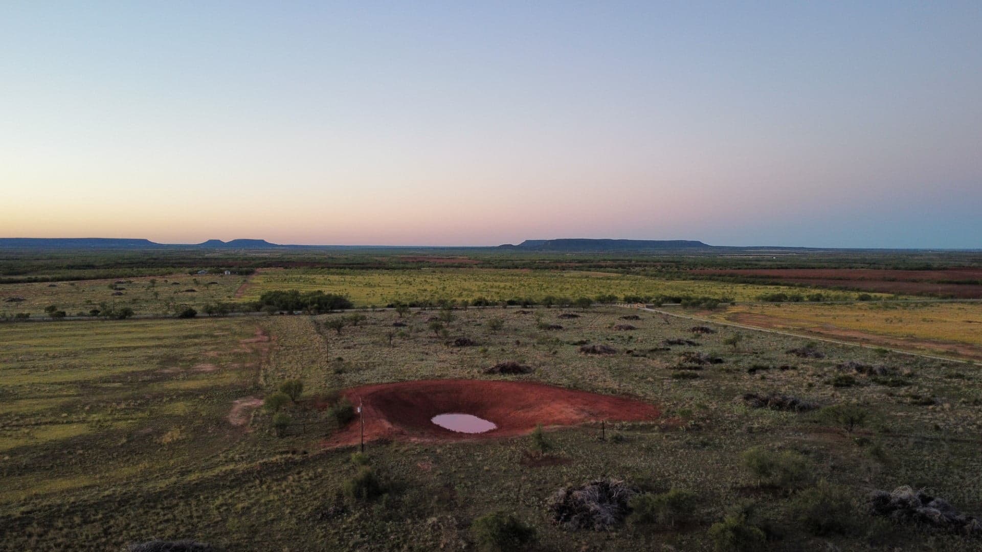 Overview of 25 acre ranch in Taylor County, Texas