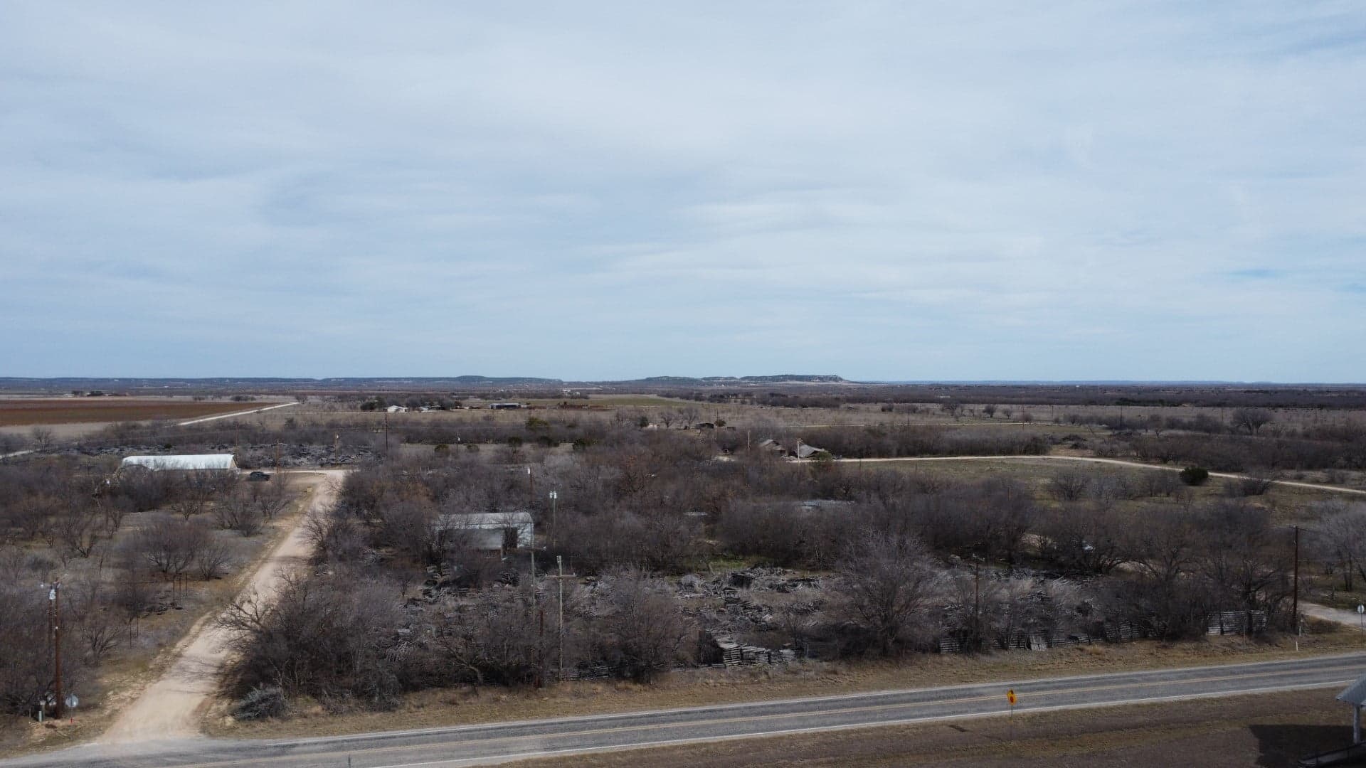 Overview of 2 acre ranch in Taylor County, Texas