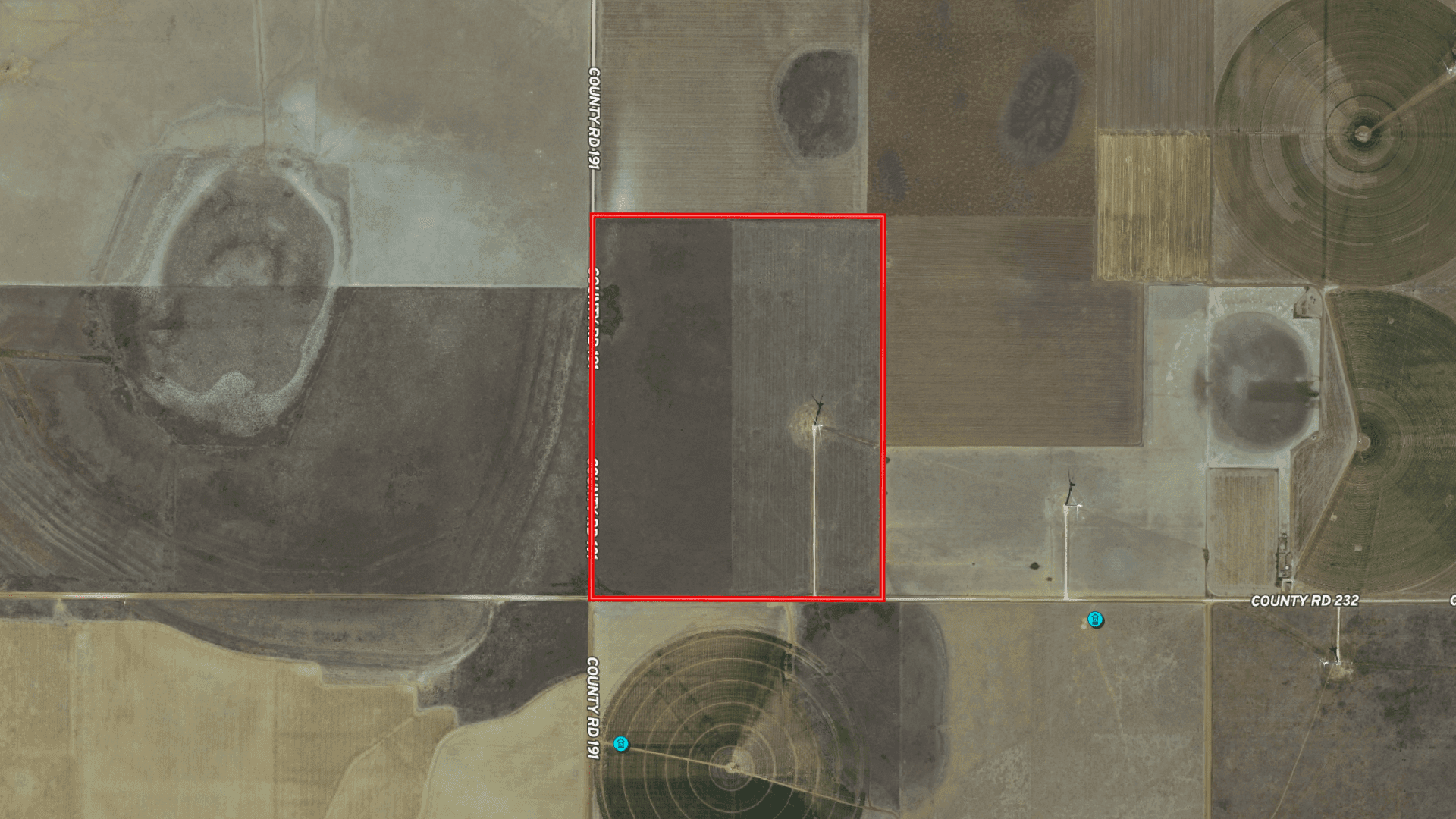 Floyd County Texas land with cultivated fields