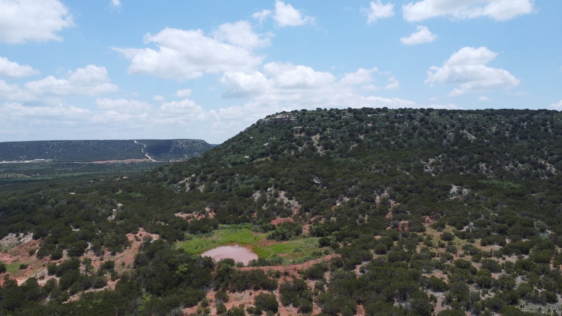 Overview of 305.5 acre hunting land in Runnels County, Texas