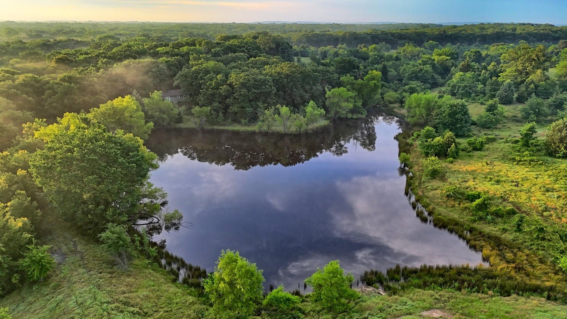 Henderson County Texas land with rolling pasture