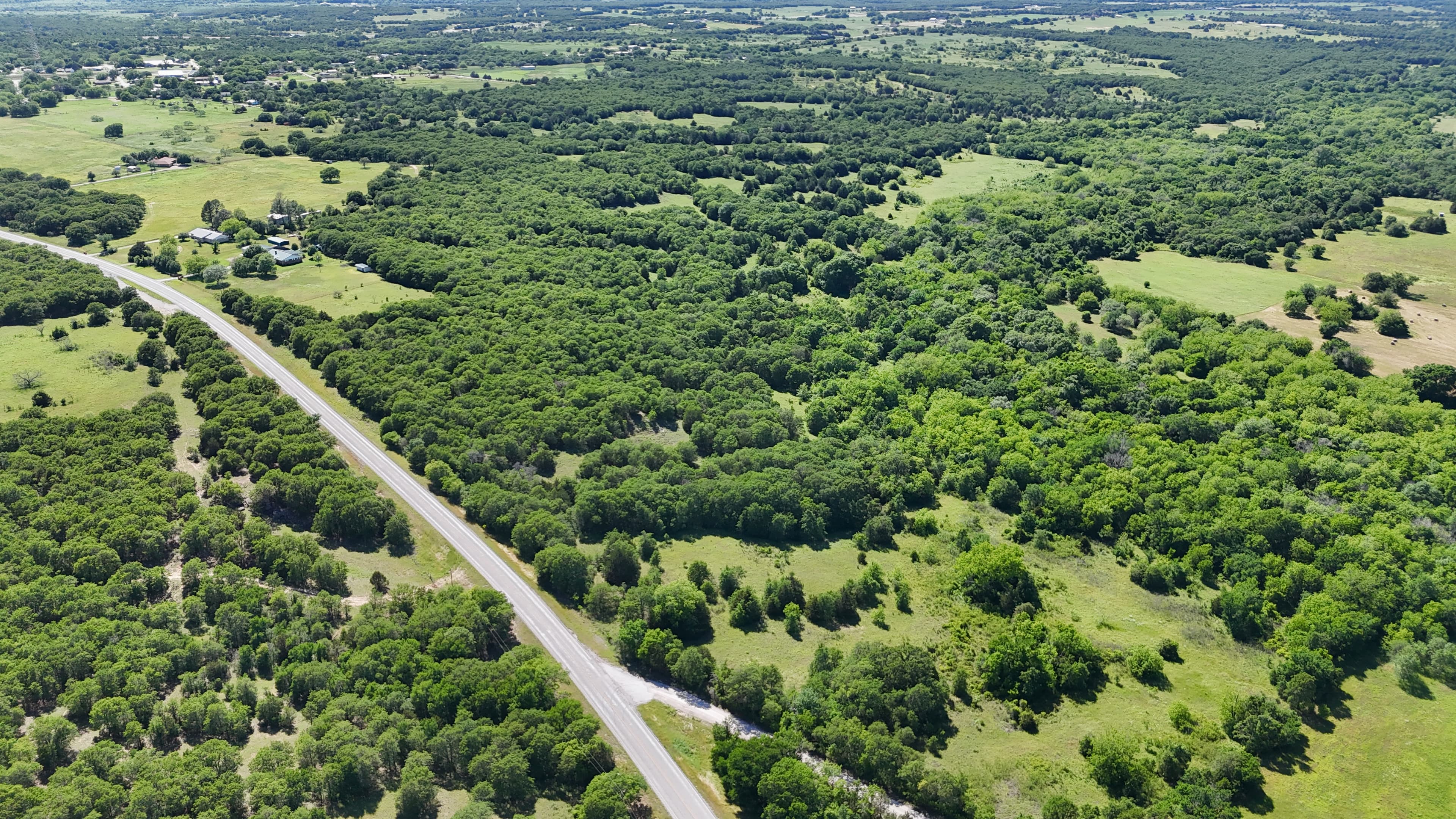 Overview of 145 acre hunting land in Montague County, Texas