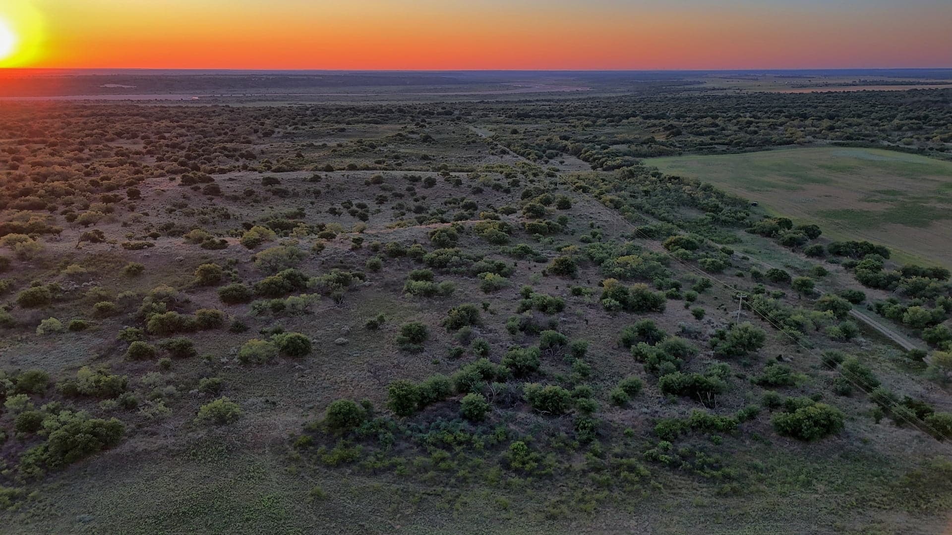 Overview of 247 acre farm in Hardeman County, Texas
